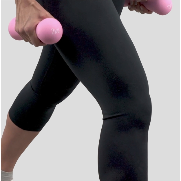 Phoenix Fitness Hanteles 2 kg x 2, rozā bilde Phoenix Fitness Hanteles 2 kg x 2, rozā fotogrāfija
