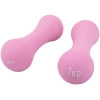 Phoenix Fitness Hanteles 2 kg x 2, rozā bilde Phoenix Fitness Hanteles 2 kg x 2, rozā fotogrāfija