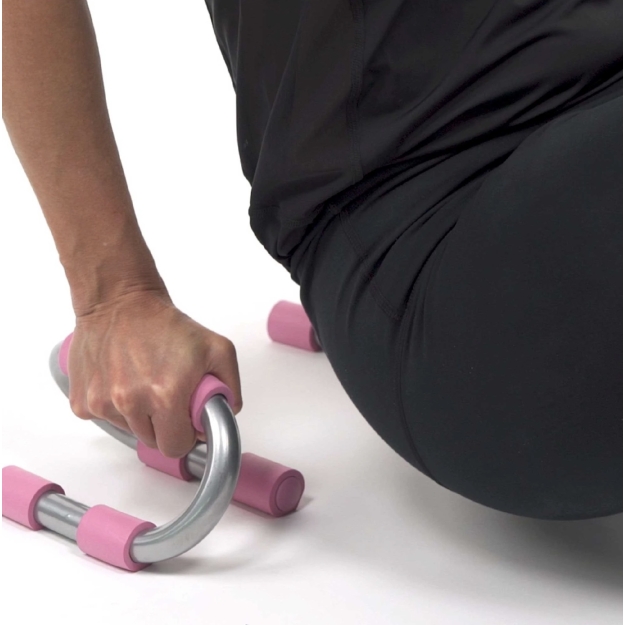 Phoenix Fitness Push Up Bars, rozā bilde Phoenix Fitness Push Up Bars, rozā fotogrāfija
