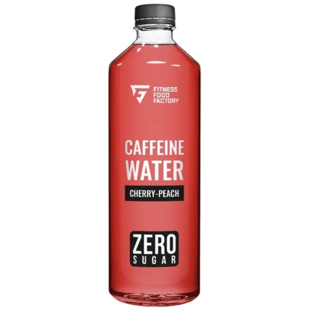 Lengvai gazuotas gėrimas „Caffein“ Vanduo 0,5 l - Vyšnių-Persikų Lengvai gazuotas gėrimas „Caffein“ Vanduo 0,5 l - Vyšnių-Persikų