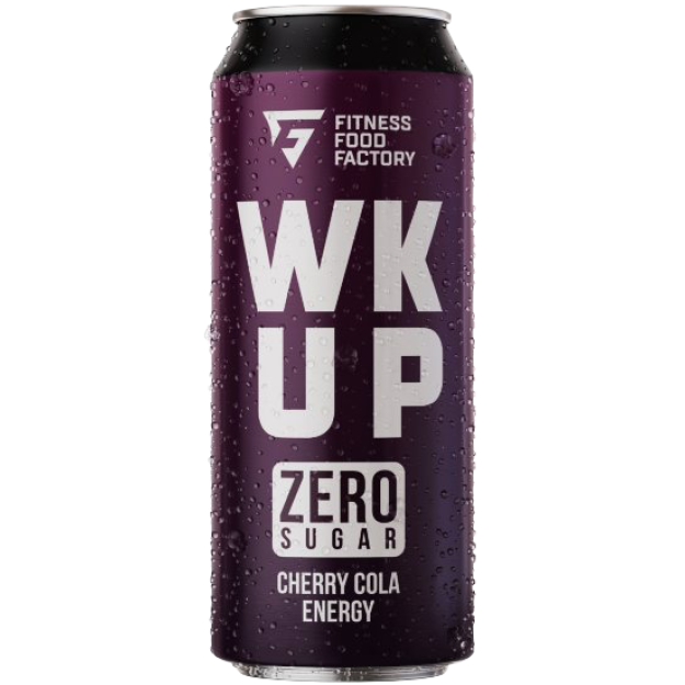 Fitness Food Factory Energinis gėrimas WK UP – Vyšnių kola be cukraus nuotrauka