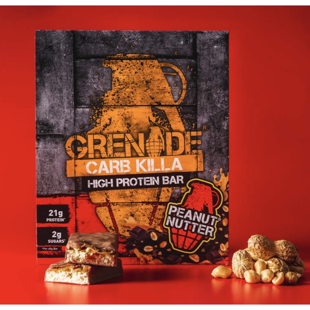 Grenade Carb Killa 60 г - Peanut Nutter Grenade Carb Killa 60 г - Peanut Nutter