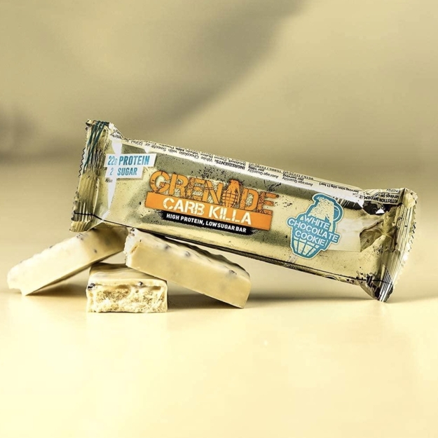 Grenade Carb Killa 60 g - valge šokolaadi küpsis pilt Grenade Carb Killa 60 g - valge šokolaadi küpsis foto