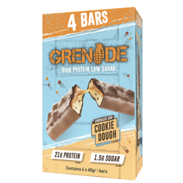 Grenade Carb Killa 60 g x 4 - Cepumi ar šokolādes gabaliņiem Grenade Carb Killa 60 g x 4 - Cepumi ar šokolādes gabaliņiem
