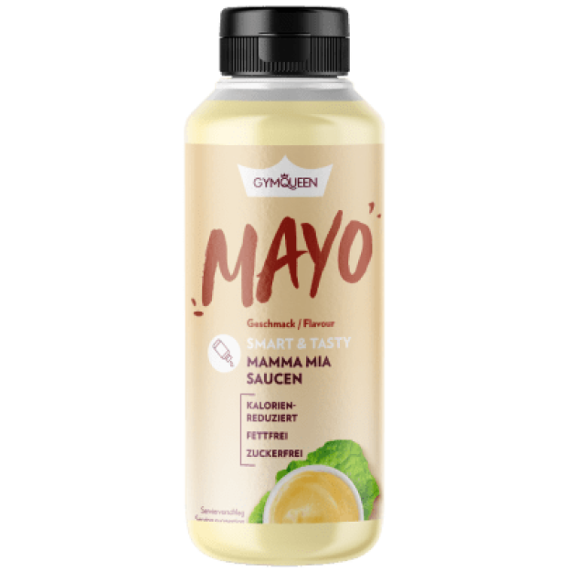 Gymqueen Mamma Mia Zero Kcal padažas 275 ml - Mayo paveikslėlį Gymqueen Mamma Mia Zero Kcal padažas 275 ml - Mayo nuotrauka