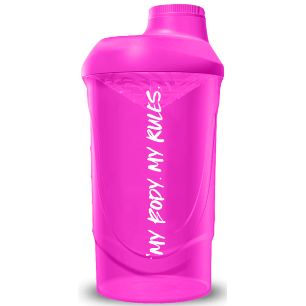 Shaker Vaaleanpunainen "My Body my Rules" 500 ml Shaker Vaaleanpunainen "My Body my Rules" 500 ml