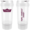 Gymqueen Valge šeiker koos sahtliga, 500 ml foto