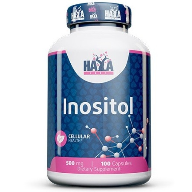 Haya Labs Inozitols 500 mg 100 kapsulas fotogrāfija