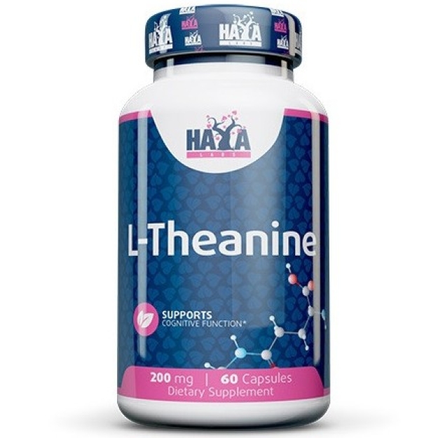 Haya Labs L-teaniin 200 mg 60 kapslit pilt Haya Labs L-teaniin 200 mg 60 kapslit foto