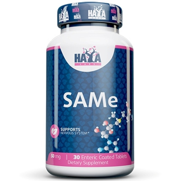 Haya Labs SAMe 50 mg 30 tabletes fotogrāfija