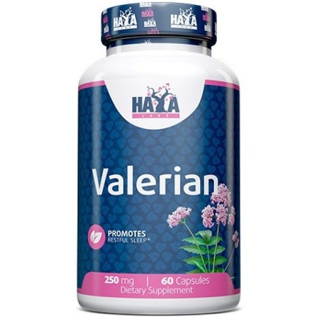 Haya Labs Valerijonas 250 mg 60 kapsulių nuotrauka