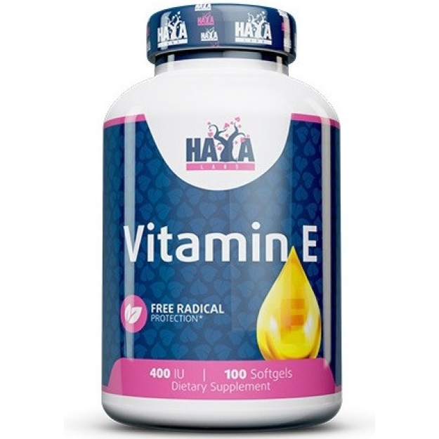 Haya Labs E-vitamiin 400 RÜ 100 kapslit foto