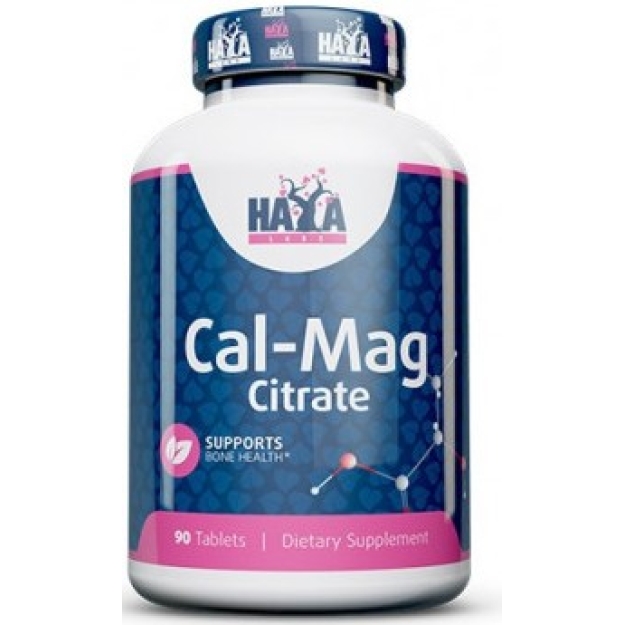Haya Labs Calcium Magnesium Citrate 90 tablets photo