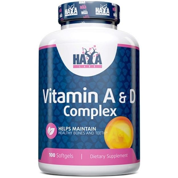 Vitamin A & D Complex 100 geelkapslit