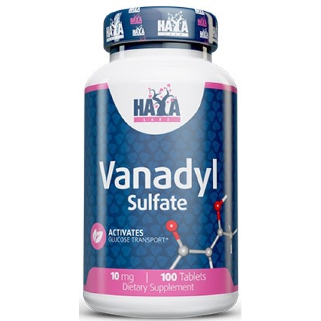 Haya Labs Vanadüülsulfaat 10 mg 100 tabletti foto