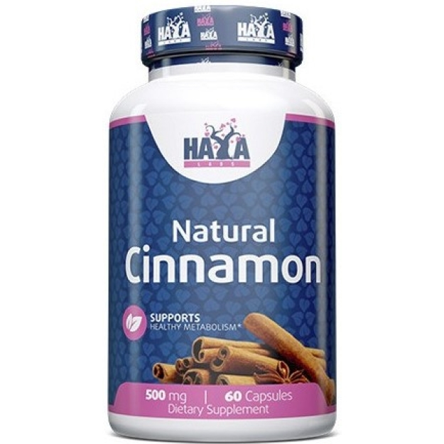 Haya Labs Organic Cinnamon 500 mg 60 capsules photo