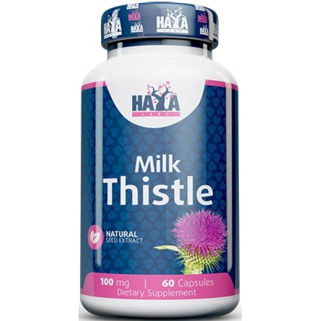 Haya Labs Piimaohakas 100 mg 60 kapslit foto