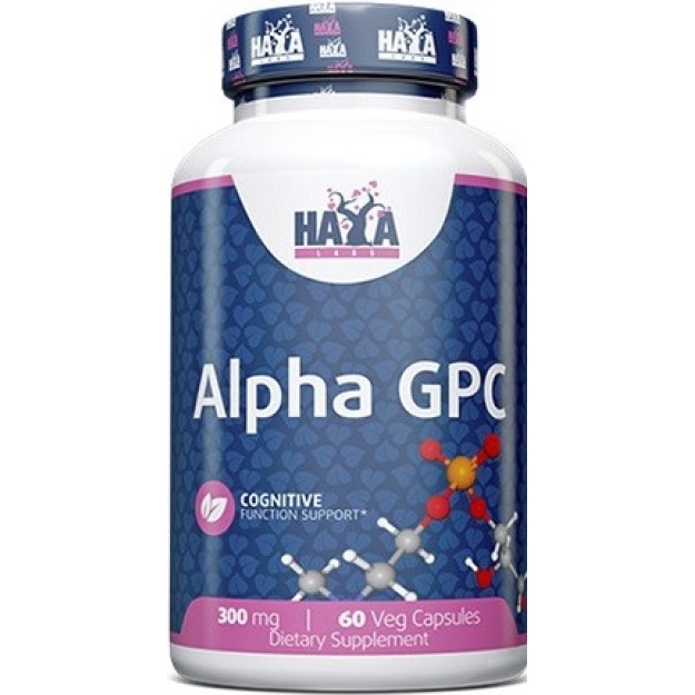Haya Labs Alpha GPC 300 mg 60 vege kapslit pilt Haya Labs Alpha GPC 300 mg 60 vege kapslit foto