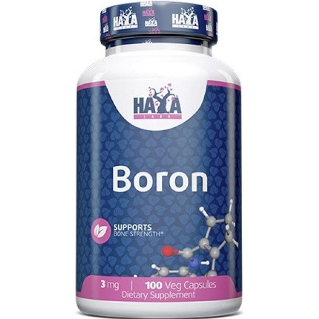 Haya Labs Boor 3 mg 100 vege kapslit pilt Haya Labs Boor 3 mg 100 vege kapslit foto