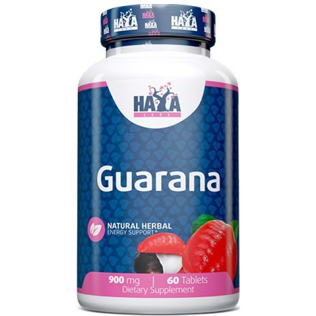Haya Labs Guarana 900 mg 60 tablets picture Haya Labs Guarana 900 mg 60 tablets photo