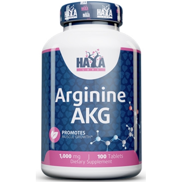 Haya Labs Arginiin AKG 1000 mg 100 tabletti pilt Haya Labs Arginiin AKG 1000 mg 100 tabletti foto