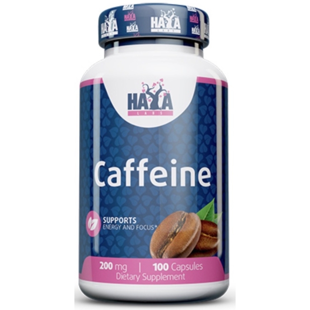 Haya Labs Caffeine 200 mg 100 capsules photo