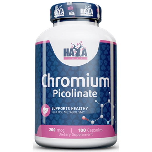 Hroma pikolināts 200 mcg 100 kapsulas