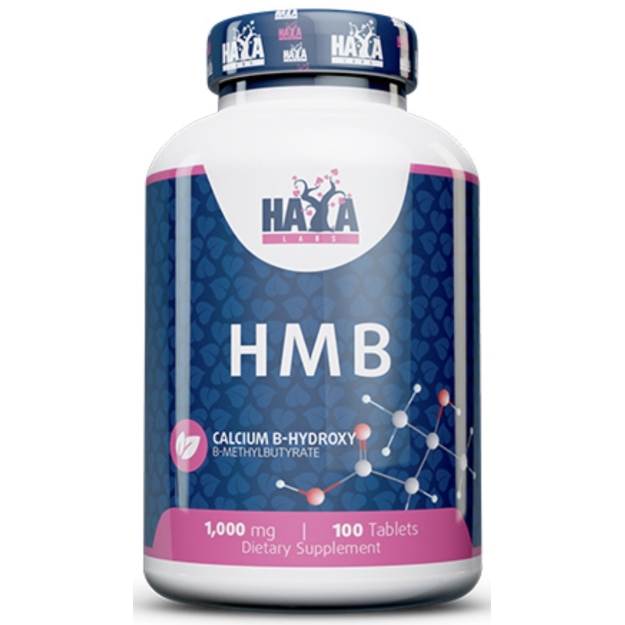 Haya Labs HMB 1000 mg 100 tabletes bilde Haya Labs HMB 1000 mg 100 tabletes fotogrāfija