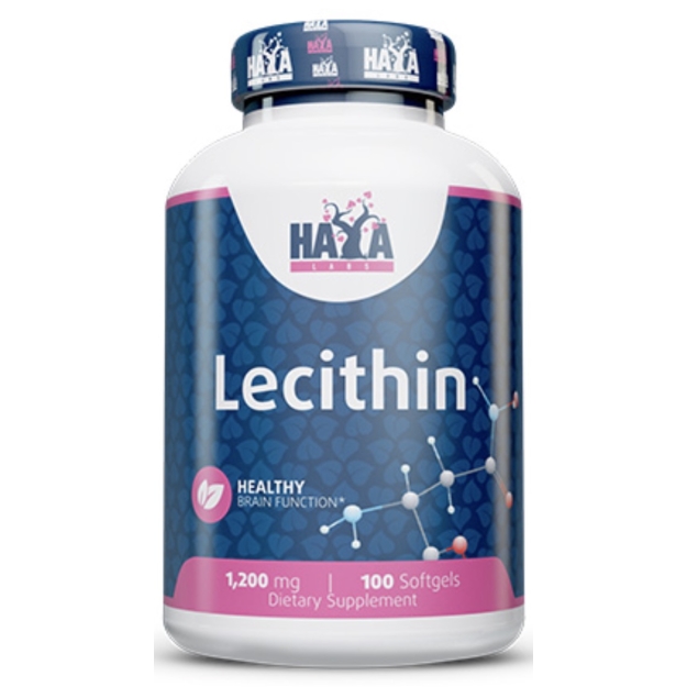 Haya Labs Lecithin 1200 mg 100 softgels photo