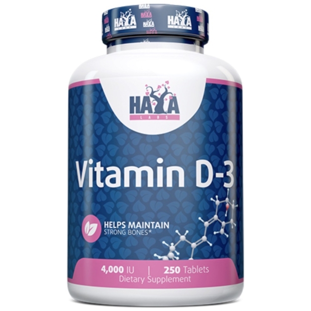 Haya Labs D3 4000 IU 250 tabletti pilt Haya Labs D3 4000 IU 250 tabletti foto