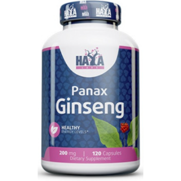 Haya Labs Žeņšeņs 200 mg 120 kapsulas Haya Labs Žeņšeņs 200 mg 120 kapsulas