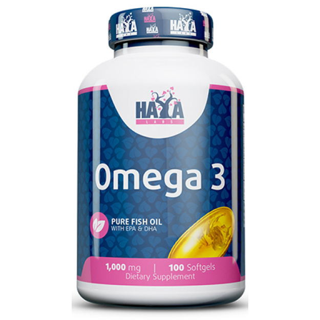 Haya Labs Omega 3 1000 mg 100 softgels Haya Labs Omega 3 1000 mg 100 softgels
