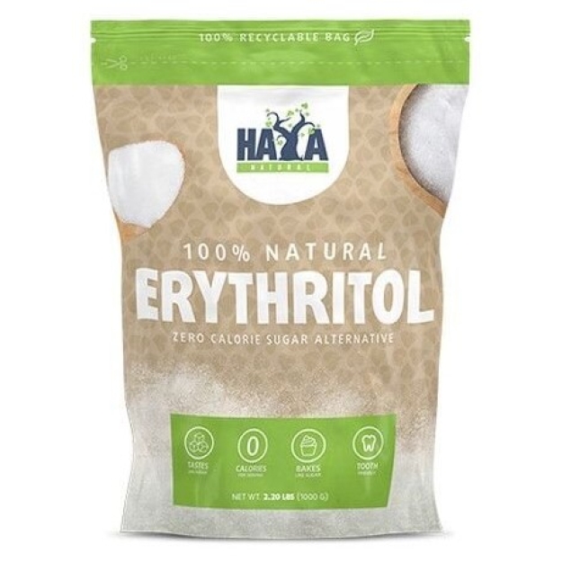Haya Labs Naturaalne Eritritool 100% 1000 g Haya Labs Naturaalne Eritritool 100% 1000 g