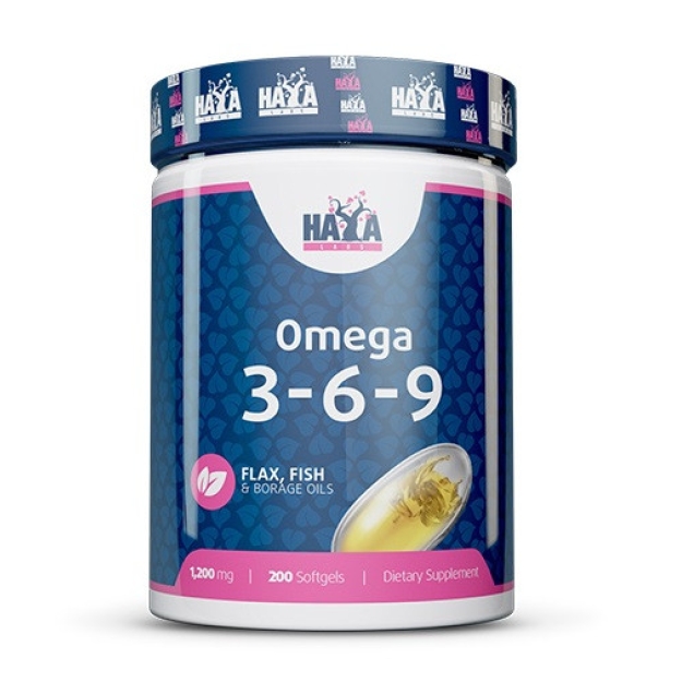 Haya Labs Omega 3-6-9 200 softgels Haya Labs Omega 3-6-9 200 softgels