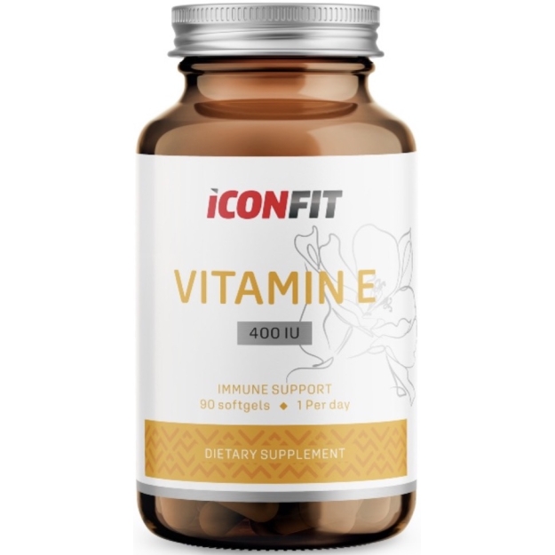 Iconfit Vitamin E 400 IU 90 капсул фото