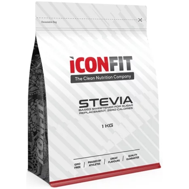 Iconfit Заменитель сахара со стевией (0 калорий) 1 кг фото