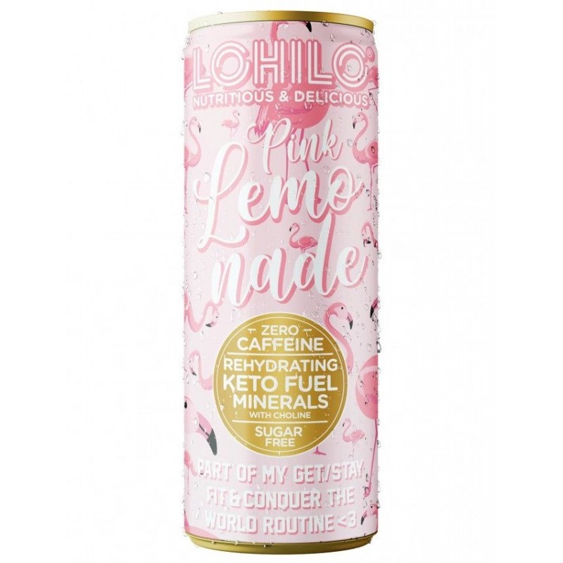 Lohilo KETO functional drink 330 ml - Pink Lemonade