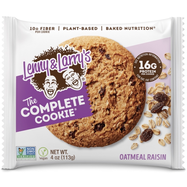 Lenny & Larry's The Complete Cookie 113 g – avižinių dribsnių razinos paveikslėlį Lenny & Larry's The Complete Cookie 113 g – avižinių dribsnių razinos nuotrauka