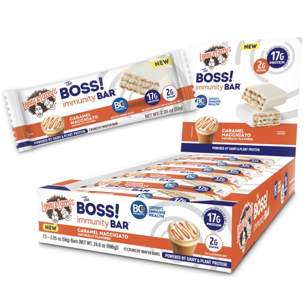 The Boss! Батончик Immunity 58 г - Карамель Макиато