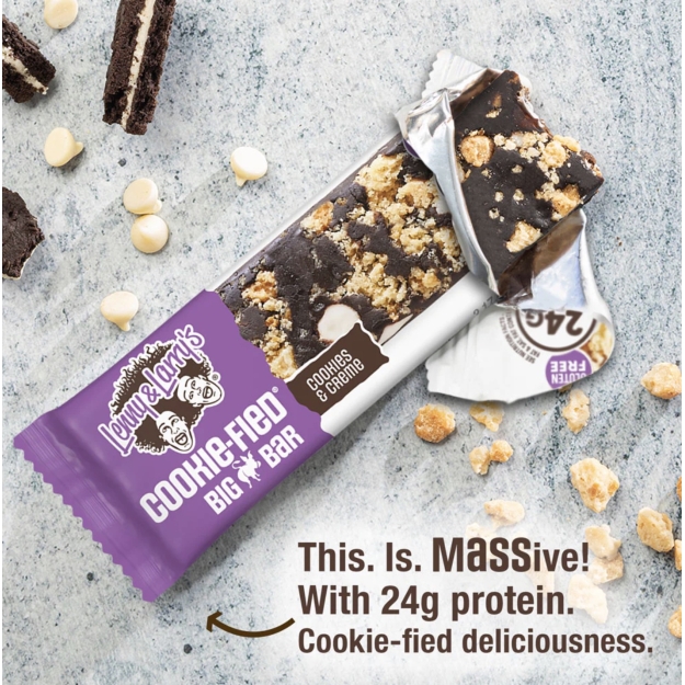 Lenny & Larry's The Complete Cookie-fied Big Bar 90 g - Küpsised ja kreem pilt Lenny & Larry's The Complete Cookie-fied Big Bar 90 g - Küpsised ja kreem foto