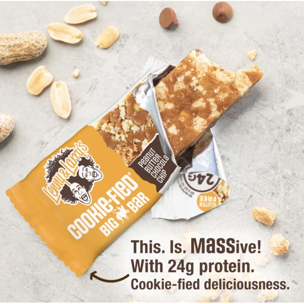 Lenny & Larry's The Complete Cookie-fied Big Bar 90 g - Peanut Butter Chocolate Chip Lenny & Larry's The Complete Cookie-fied Big Bar 90 g - Peanut Butter Chocolate Chip