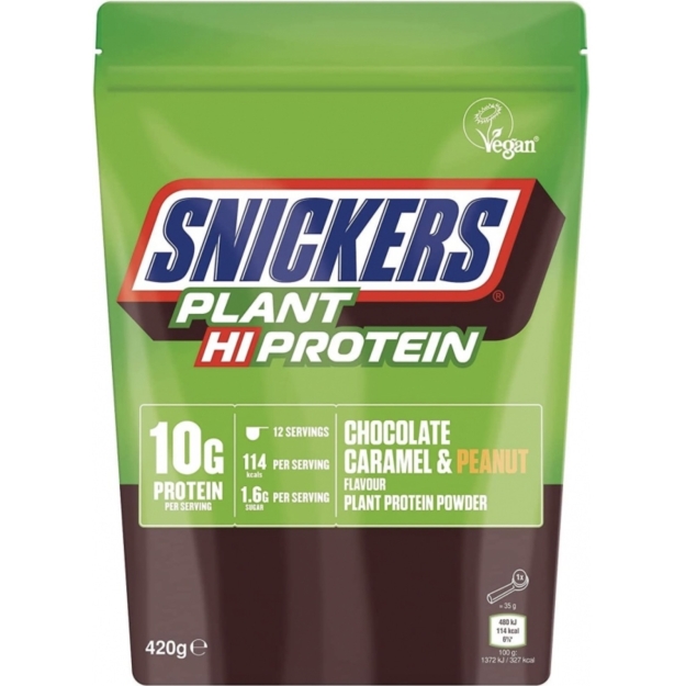 Mars Protein Snickers augalinių baltymų milteliai 420 g nuotrauka