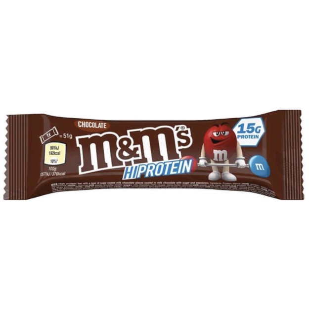 Mars Protein M&M's Protein šokolādes tāfelīte 52 g fotogrāfija