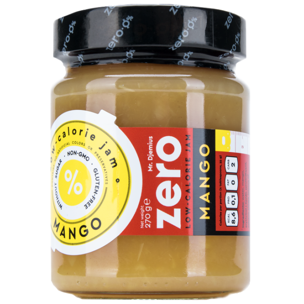 Mažo kaloringumo uogienė, Mango 270 ml