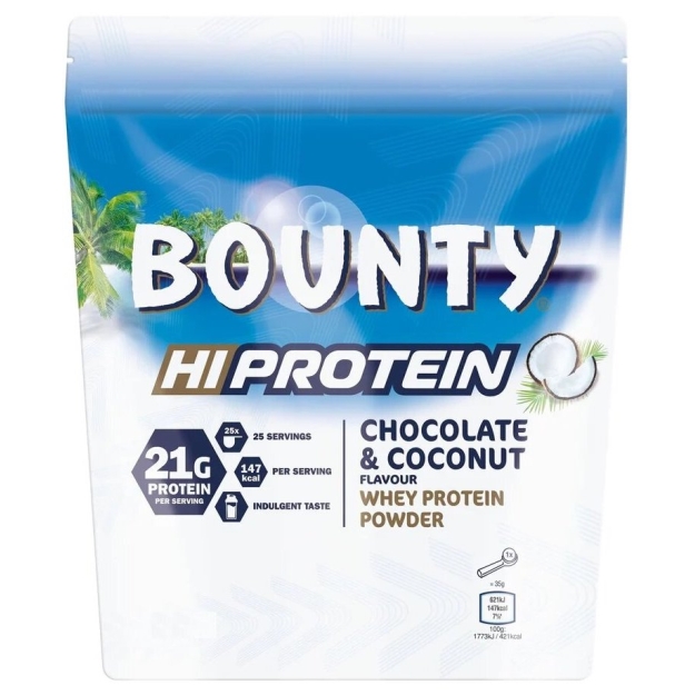 Mars Protein Bounty Protein Powder 455 g paveikslėlį Mars Protein Bounty Protein Powder 455 g nuotrauka