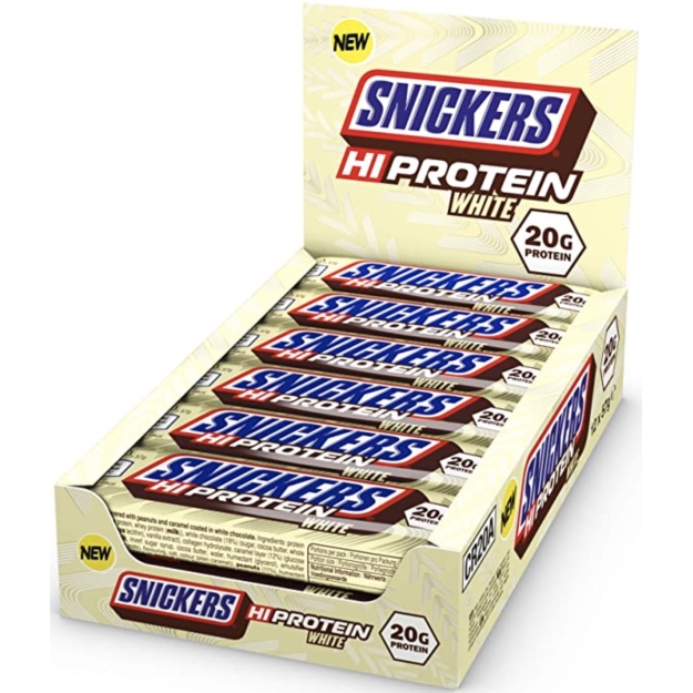 Mars Protein Snickers High Protein White Bar 57 g picture Mars Protein Snickers High Protein White Bar 57 g photo