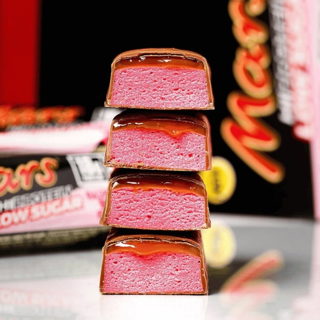 Mars Protein Low Sugar Protein Bar 55 g - Vaarika suflee pilt Mars Protein Low Sugar Protein Bar 55 g - Vaarika suflee foto