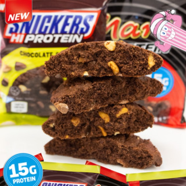 Mars Protein Snickers High Protein Cookie 60 g - Šokolaad ja maapähkel pilt Mars Protein Snickers High Protein Cookie 60 g - Šokolaad ja maapähkel foto