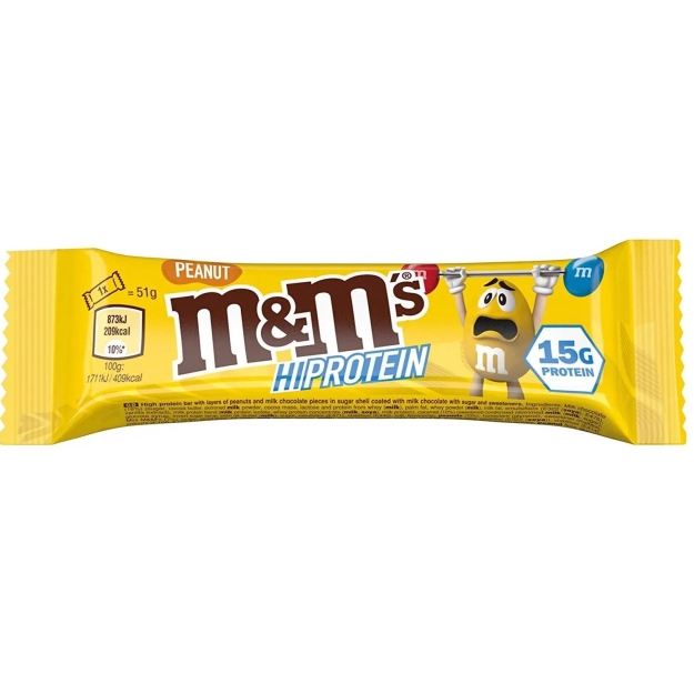 Mars Protein M&M's Protein Peanut Bar 51 g foto