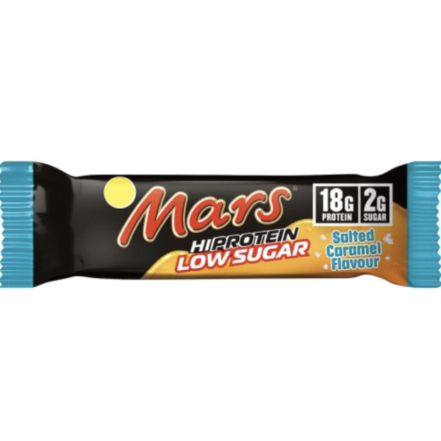 Mars Protein Mars Low Sugar High Protein Bar 59 г - Соленая карамель Mars Protein Mars Low Sugar High Protein Bar 59 г - Соленая карамель
